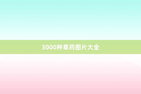 3000种草药图片大全